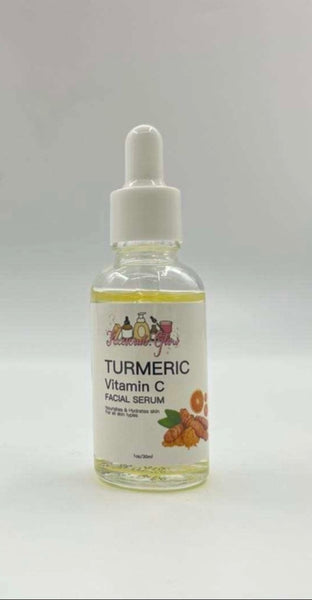 Turmeric glow face serum